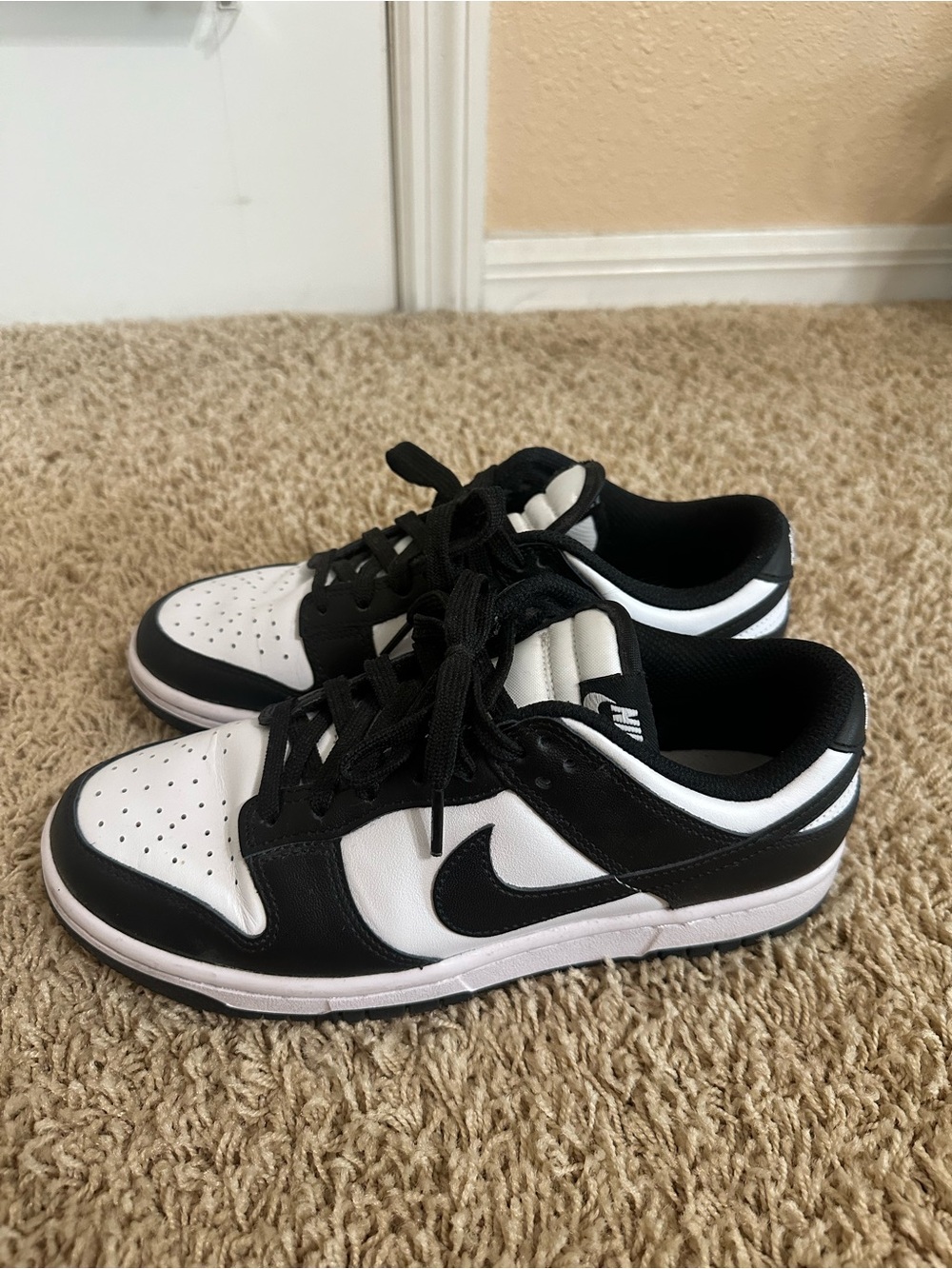 Nike Black and White Low-Top Sneakers
